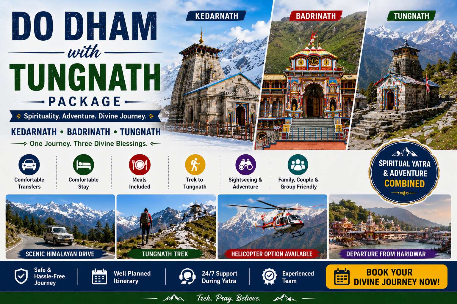 Do Dham With Tungnath Package